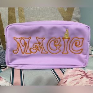 SOLD Stoney Clover Hand Embroidered MAGIC Pouch in Grape